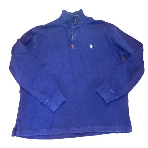Ralph Lauren Other - Polo Ralph Lauren Quarter Zip Sweater Men's Medium Blue NOTE